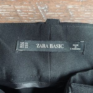 Zara Pants - Zara High-Waisted Belted Pants (Black) Zara Pants - Zara High-Waisted Belted Pants (Black)